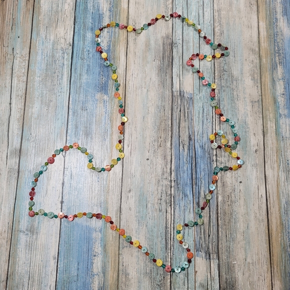 Multicolor  Long Necklace. - Picture 7 of 8